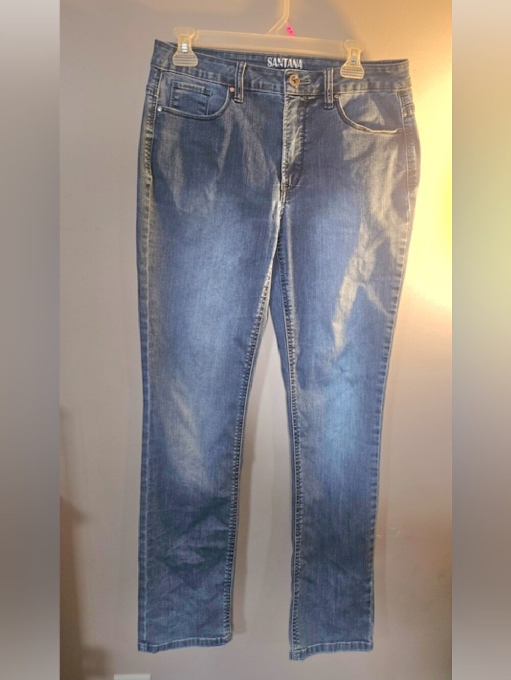 Sanatana Women’s Dark Blue Straight-Leg Jeans Size 10. Gorgeous Jeans!!